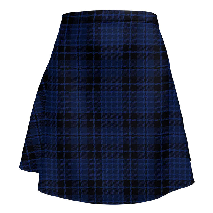 Clark (Clergy) Modern Clan Badge Tartan Flared Skirt