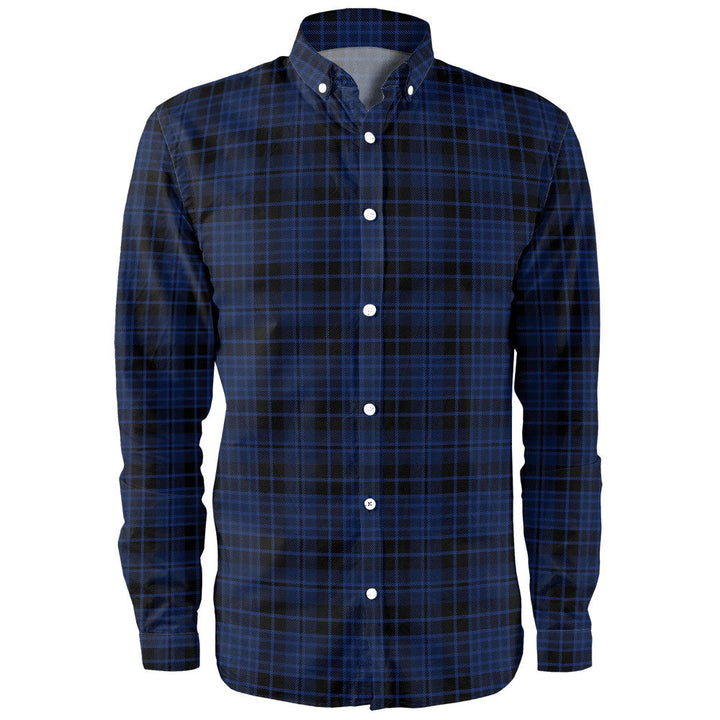 Clark (Clergy) Modern Clan Badge Tartan Long Sleeve Shirt