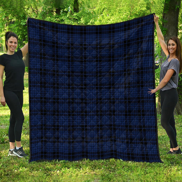 Clark (Clergy) Modern Clan Badge Tartan Premium Quilt