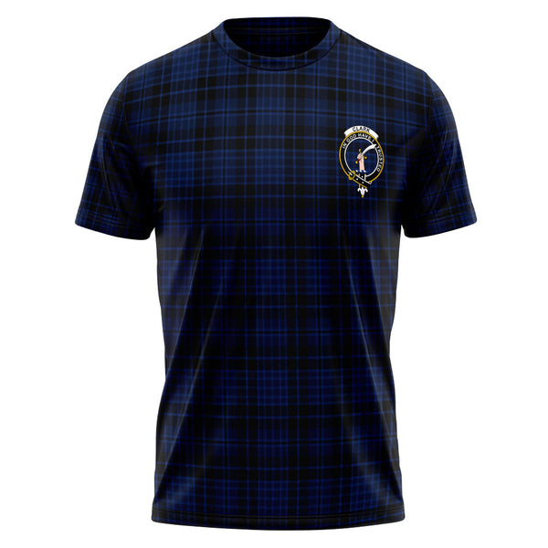 Clark (Clergy) Modern Clan Badge Tartan T-Shirt