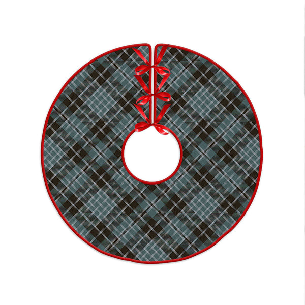 Clark (Clergy) Weathered Clan Badge Tartan Christmas Tree Skirt