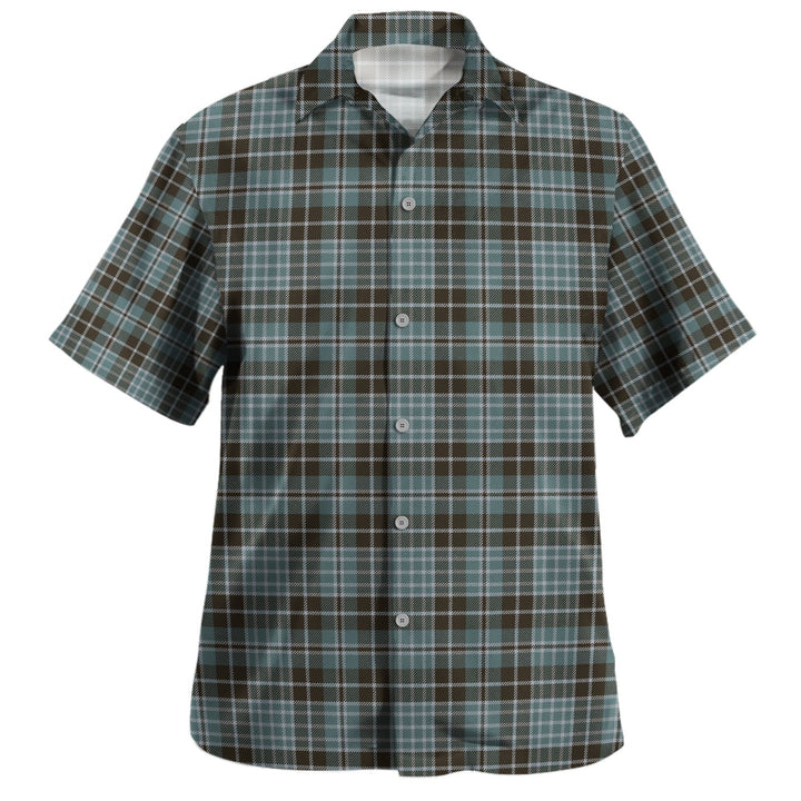 Clark (Clergy) Weathered Clan Badge Tartan Hawaiian Shirt