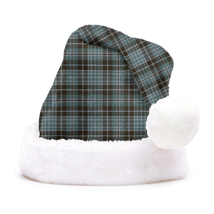Clark (Clergy) Weathered Clan Badge Tartan Plush Christmas Hat