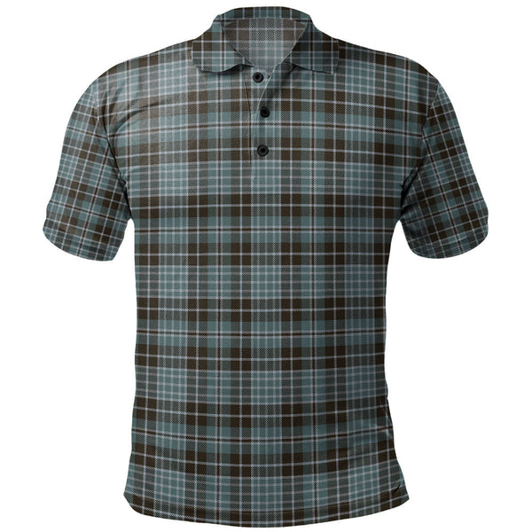 Clark (Clergy) Weathered Clan Badge Tartan Polo Shirt