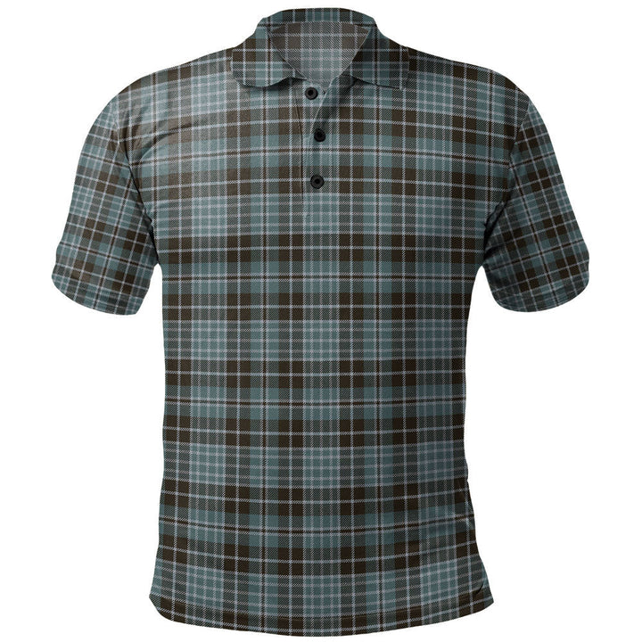 Clark (Clergy) Weathered Clan Badge Tartan Polo Shirt