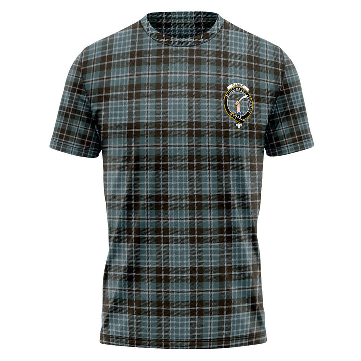 Clark (Clergy) Weathered Clan Badge Tartan T-Shirt