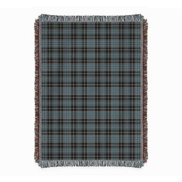 Clark (Clergy) Weathered Clan Badge Tartan Woven Blanket
