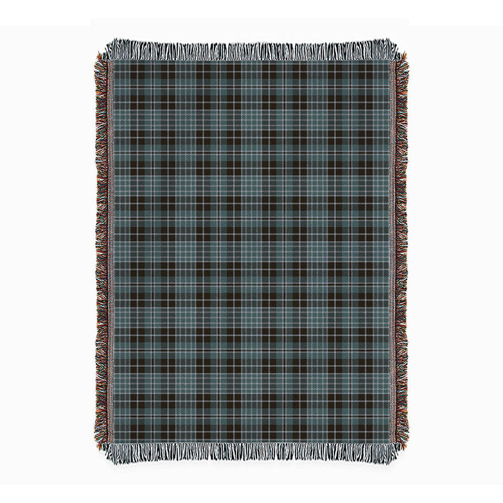 Clark (Clergy) Weathered Clan Badge Tartan Woven Blanket