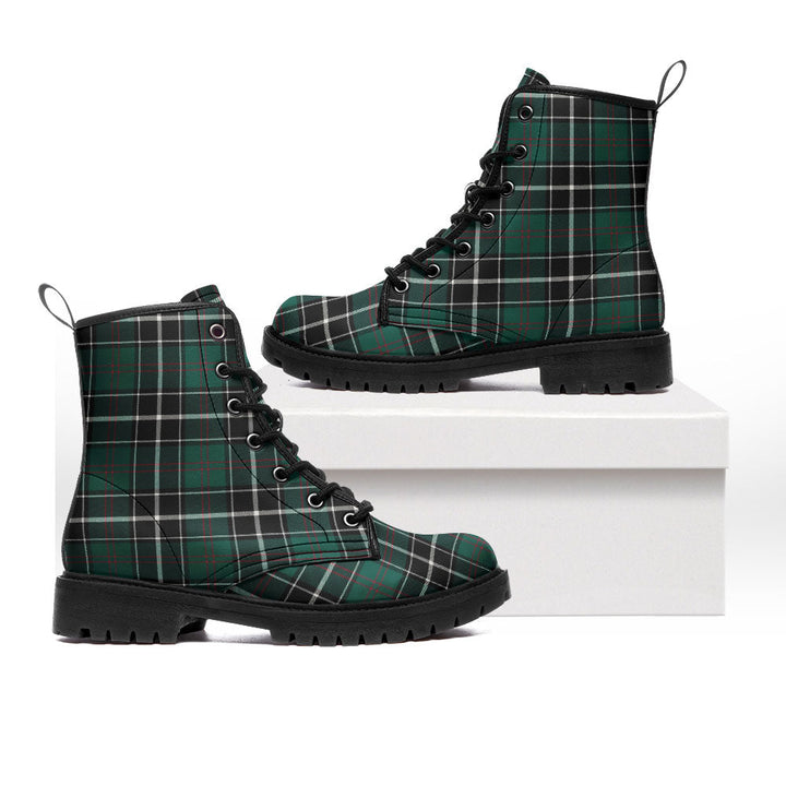 Cleghorn Modern Clan Badge Tartan Leather Boots
