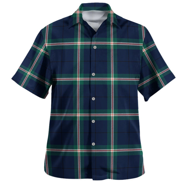 Cleland Modern Clan Badge Tartan Hawaiian Shirt