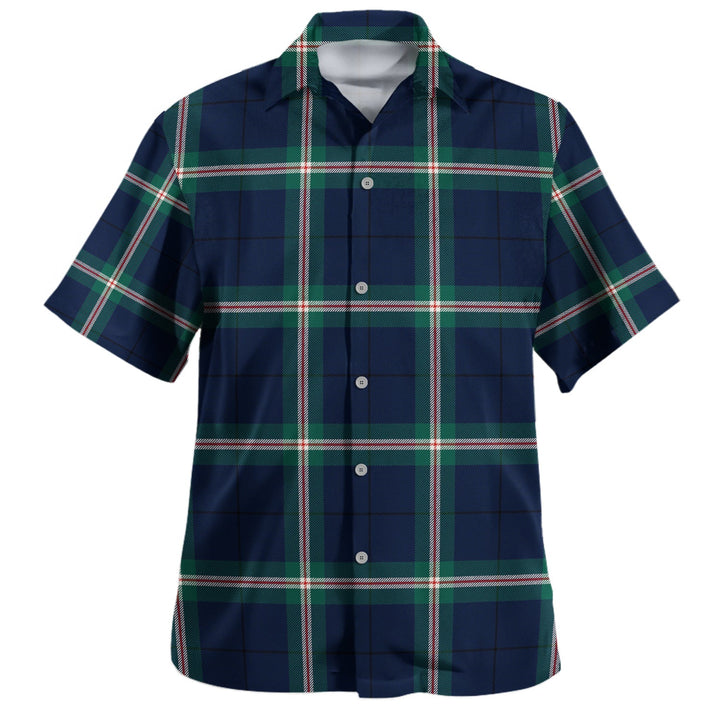 Cleland Modern Clan Badge Tartan Hawaiian Shirt