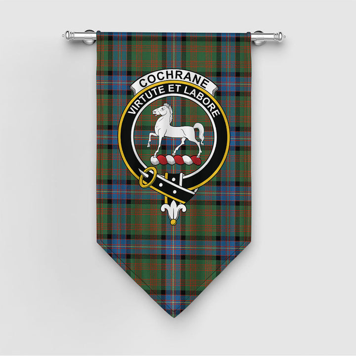 Cochrane (Cochran) Ancient Clan Badge Tartan Gonfalon