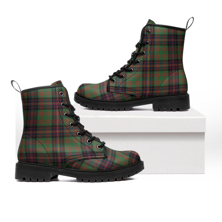 Cochrane (Cochran) Modern Clan Badge Tartan Leather Boots