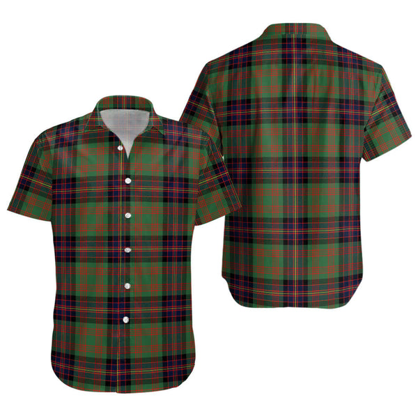 Cochrane (Cochran) Modern Clan Badge Tartan Short Sleeve Shirt