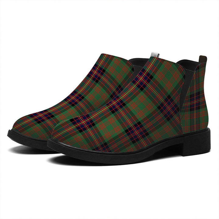 Cochrane (Cochran) Modern Tartan Flat Ankle Boots