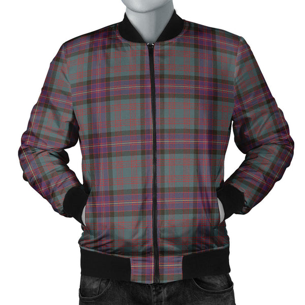 Cochrane (Cochran) Weathered Clan Badge Tartan Bomber Jacket