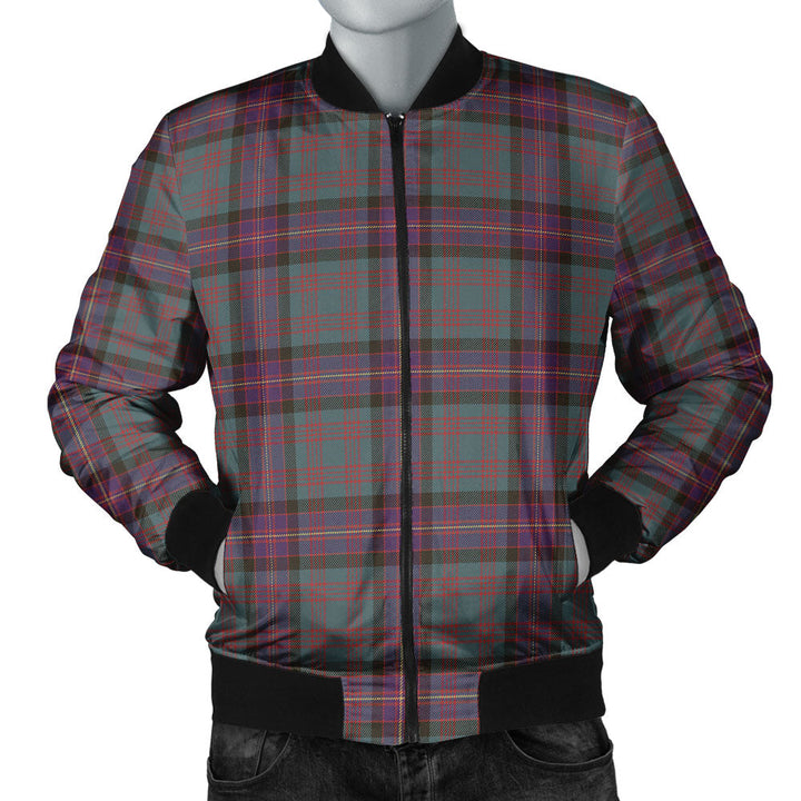 Cochrane (Cochran) Weathered Clan Badge Tartan Bomber Jacket