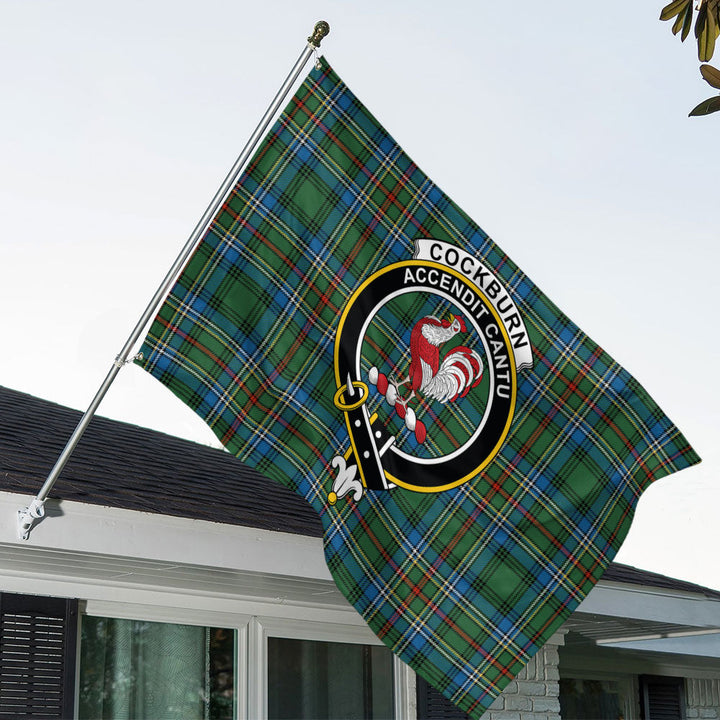 Cockburn (Coburn) Ancient Clan Badge Tartan House Flag