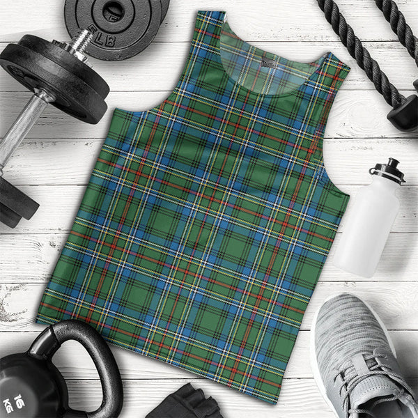 Cockburn (Coburn) Ancient Clan Badge Tartan Men Tank Top