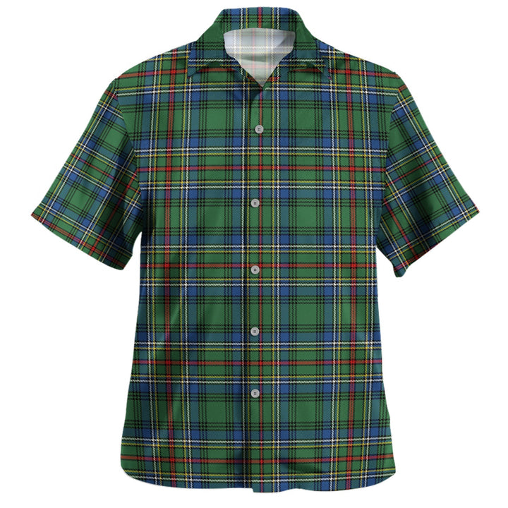 Cockburn (Coburn) Modern Clan Badge Tartan Hawaiian Shirt