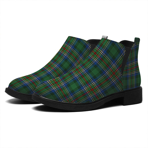 Cockburn (Coburn) Modern Tartan Flat Ankle Boots