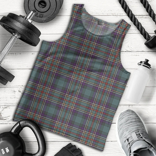 Cockburn (Coburn) Weathered Clan Badge Tartan Men Tank Top