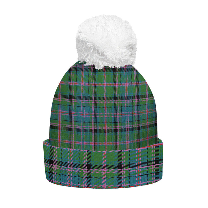 Cooper Ancient Clan Badge Tartan Bobble Beanie Hat
