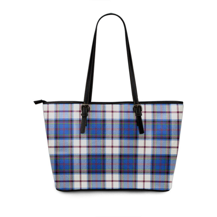 Cooper Dress Modern Tartan Leather Tote Bag
