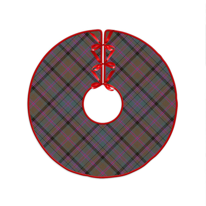 Cooper Weathered Clan Badge Tartan Christmas Tree Skirt