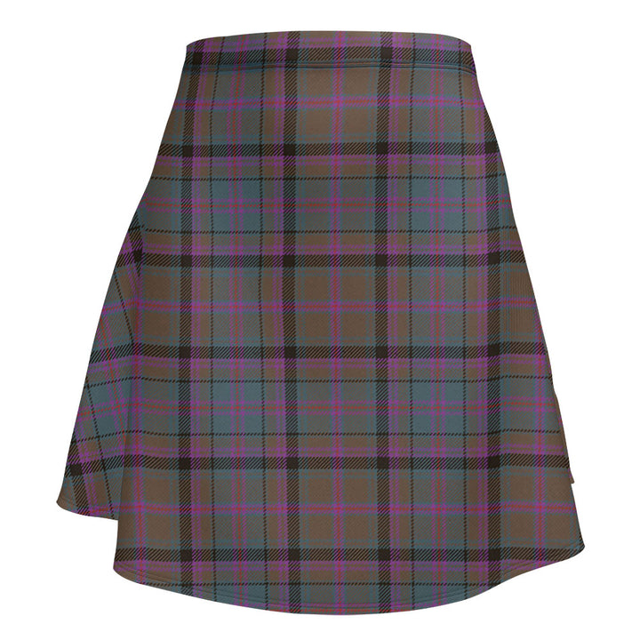 Cooper Weathered Clan Badge Tartan Flared Skirt