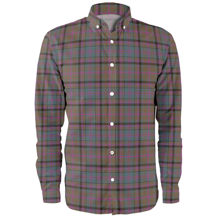 Cooper Weathered Clan Badge Tartan Long Sleeve Shirt