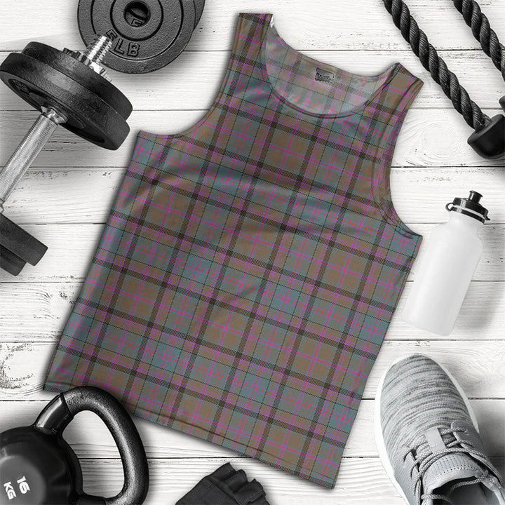 Cooper Weathered Clan Badge Tartan Men Tank Top