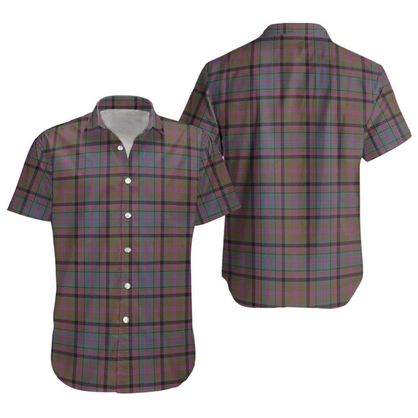 Cooper Weathered Clan Badge Tartan Short Sleeve Shirt