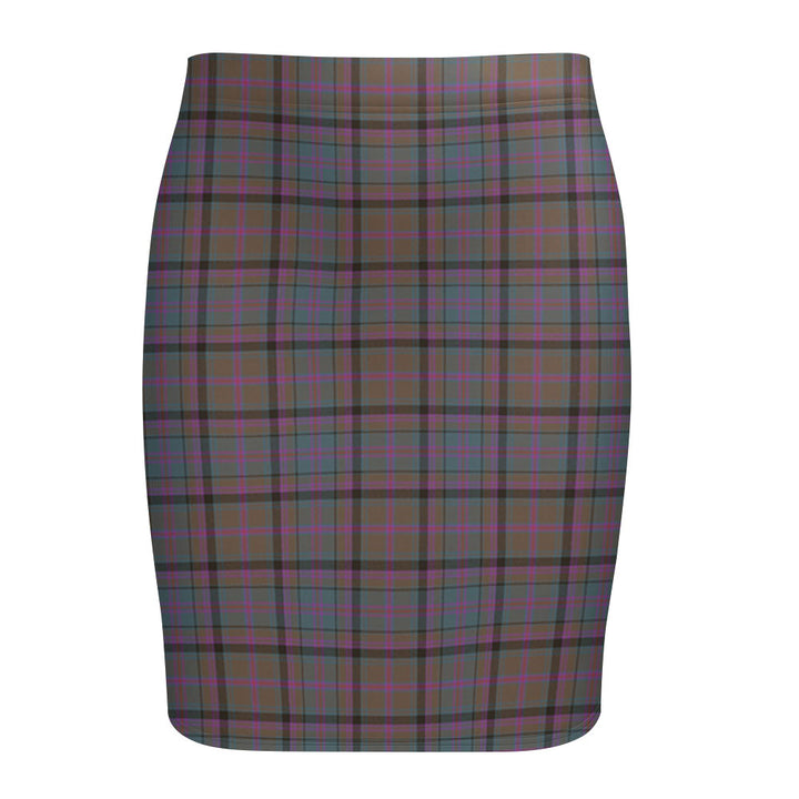 Cooper Weathered Tartan Fitted Skirt