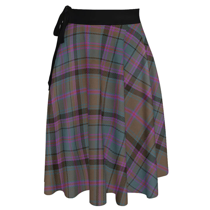 Cooper Weathered Tartan Wrap Skirt