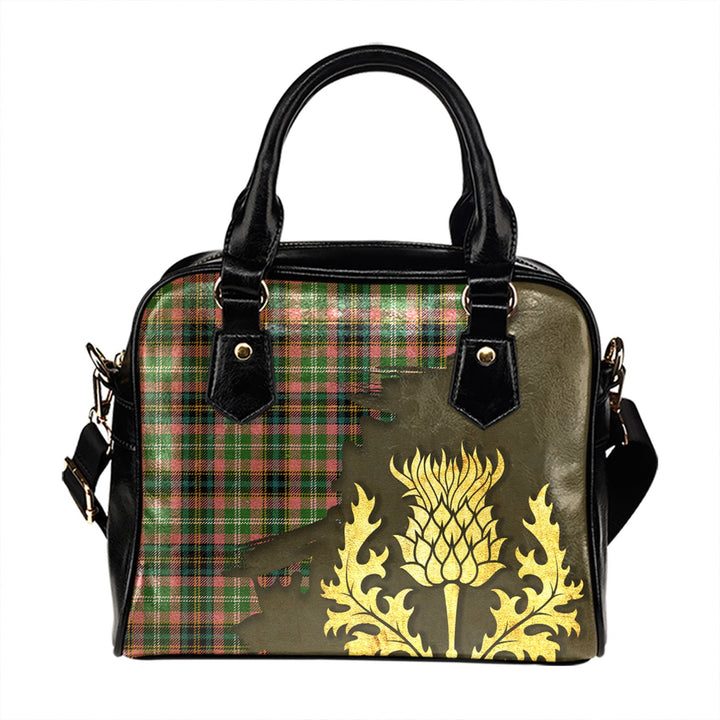 Coulter Ancient Tartan Shoulder Handbag Thistle Oldest Style