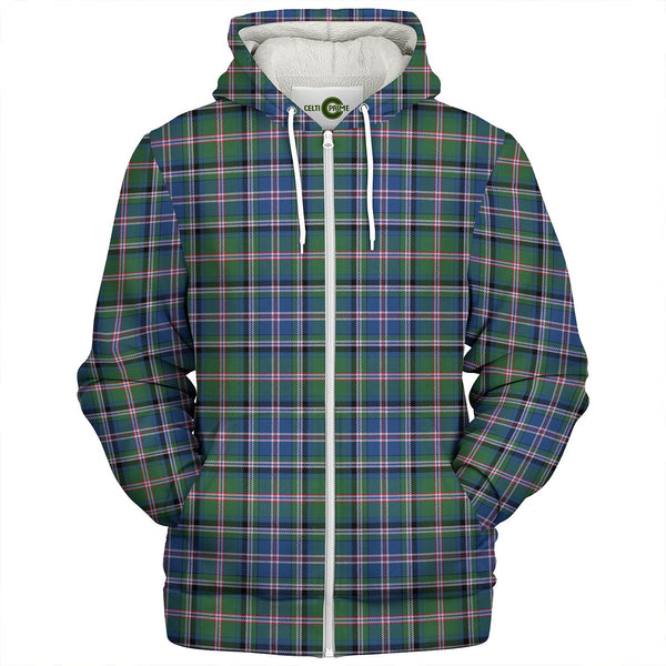 Couper (Cooper) Modern Clan Badge Tartan Sherpa Hoodie