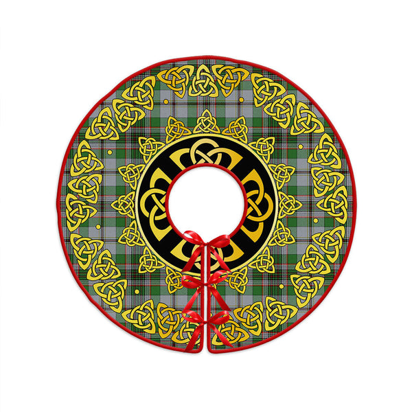 Craig (Craigie) Ancient Clan Badge Tartan Christmas Tree Skirt Golden Celtic Heritage