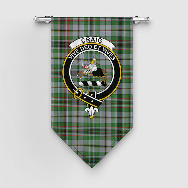 Craig (Craigie) Ancient Clan Badge Tartan Gonfalon