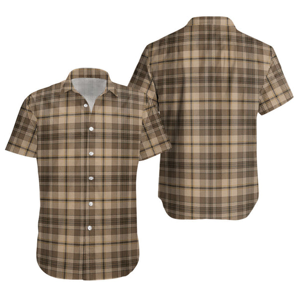 Craig (Craigie) Weathered Clan Badge Tartan Short Sleeve Shirt