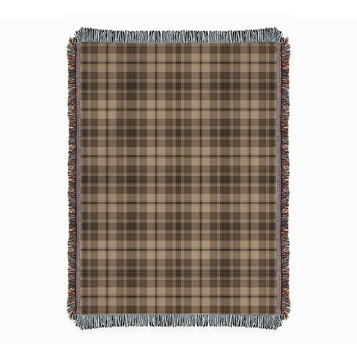 Craig (Craigie) Weathered Clan Badge Tartan Woven Blanket