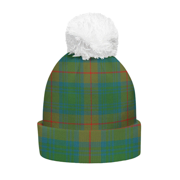 Cranston Ancient Clan Badge Tartan Bobble Beanie Hat
