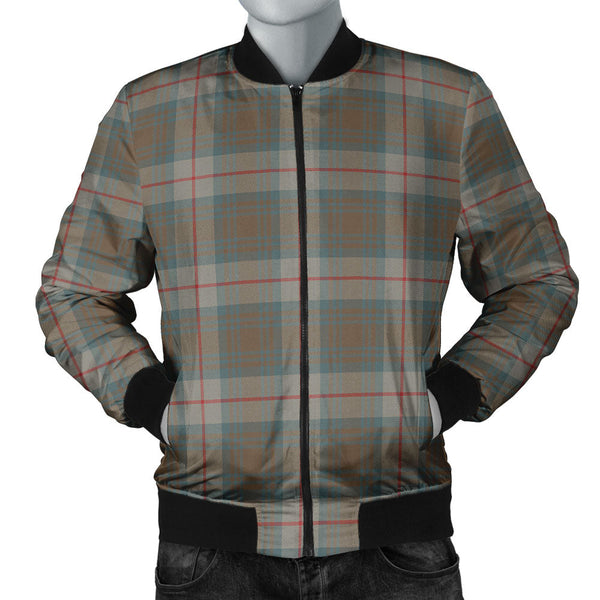 Cranston Weathered Clan Badge Tartan Bomber Jacket