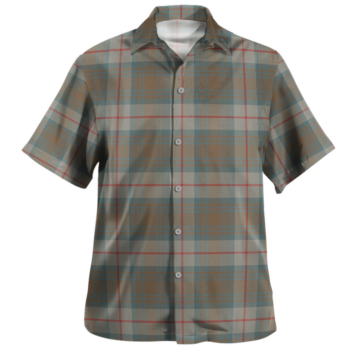 Cranston Weathered Clan Badge Tartan Hawaiian Shirt