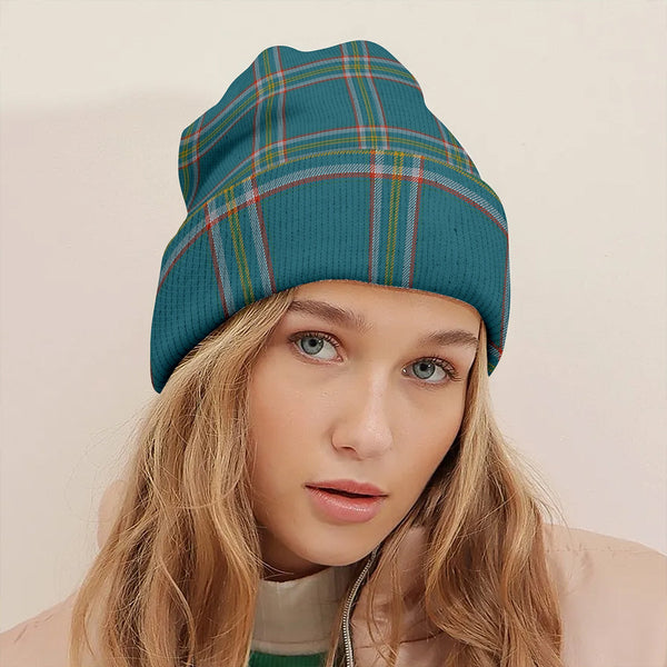 Crichton (Creighton) Ancient Clan Badge Tartan Knitted Beanie
