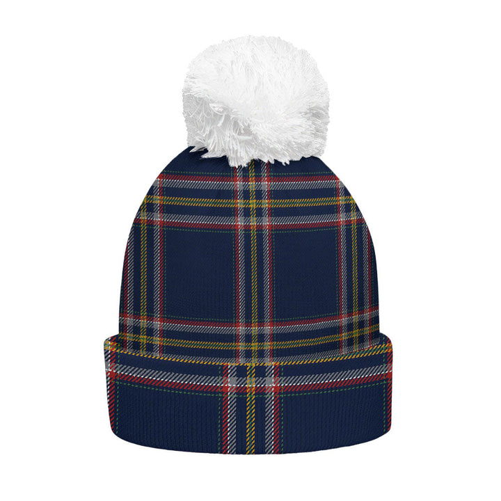 Crichton (Creighton) Modern Clan Badge Tartan Bobble Beanie Hat