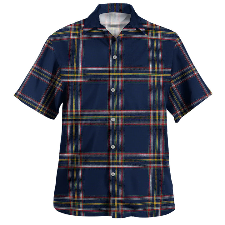 Crichton (Creighton) Modern Clan Badge Tartan Hawaiian Shirt