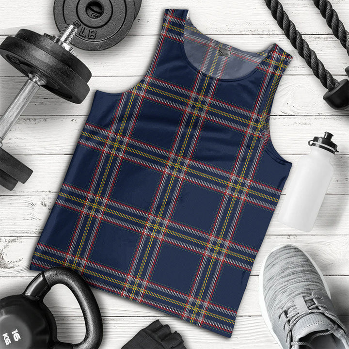 Crichton (Creighton) Modern Clan Badge Tartan Men Tank Top