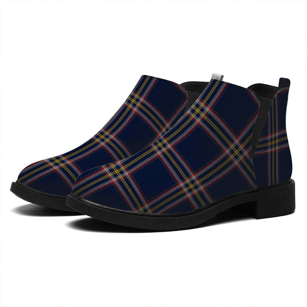 Crichton (Creighton) Modern Tartan Flat Ankle Boots
