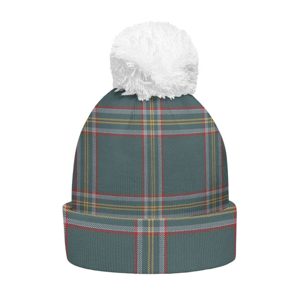 Crichton (Creighton) Weathered Clan Badge Tartan Bobble Beanie Hat